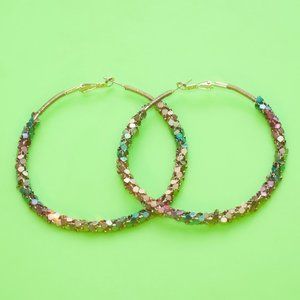 Shinning Round Fashion Earrings